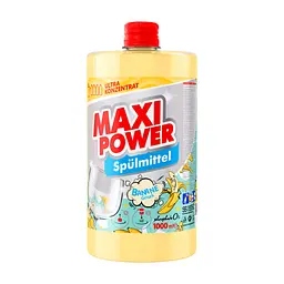 Засіб для ручного миття посуду Maxi Power Банан запаска 1000 мл (4823098411987)