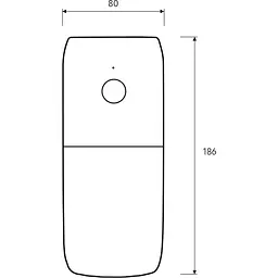 Кавомолка Euroelectric електрична з акумулятором 1800mAh біла (ECG-25W(white) - мініатюра 3