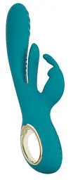 Вібратор-кролик Sweet Smile Rabbit Vibrator, 25 см (бірюзовий) - мініатюра 2