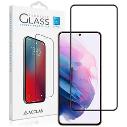 Скло захисне ACCLAB Full Glue Samsung S21 (G991) Black (1283126510519)