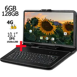 Планшет-телефон Hoozo Neo Tаb 10 LTE 6GB/128GB Dual SIM 10.1" IPS Full HD 1920x1200 Grey + Чохол-клавіатура!