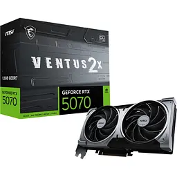 Відеокарта MSI GeForce RTX5070 12Gb VENTUS 2X OC (RTX 5070 12G VENTUS 2X OC) - мініатюра 6