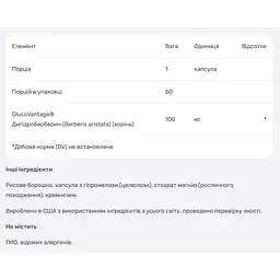 Дигідроберберин Nutricost 100 мг 60 капсул - мініатюра 4