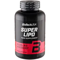 Жироспалювач BiotechUSA Super Lipo 120 таблеток - мініатюра 2