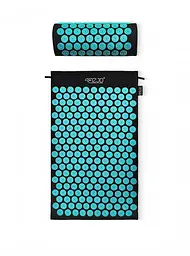 Килимок акупунктурний з валиком 4FIZJO Classic Mat Аплікатор Кузнєцова Black/Blue (P-5905973402385)
