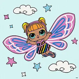 Картина за номерами "L.O.L. Surprise! O.M.G. Fairies Flutterstar" KHO1090, 40х40 см