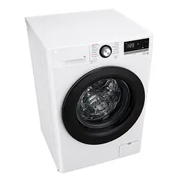 Пральна машина LG фронтальна, 9кг, 1400, A+++, 57см, дисплей, пара, інвертор, білий (F4V3VS6WW) - мініатюра 7