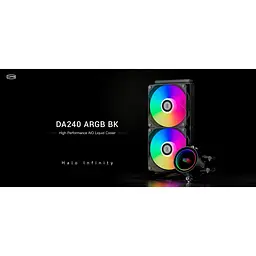 СВО PcCooler DA240 ARGB Black (DA240-BKAWXX-GL) - мініатюра 8
