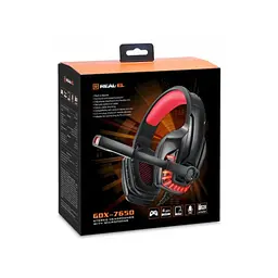 Навушники REAL-EL GDX-7650 Black-Red - мініатюра 11