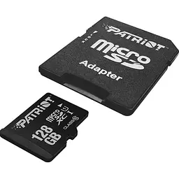 Карта пам'яті Patriot LX microSDHC 128GB UHS-I Class 10 + SD адаптер (PSF128GMCSDXC10) [113850] - мініатюра 3