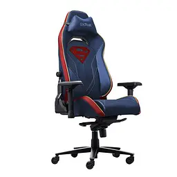 Trust Крісло GXT721SM Ruya Pro Superman edition, ПУ кожа, Foldable Armrests, синій - мініатюра 5