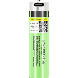 Акумулятор 18650 3400mah із захистом та вбудований зарядний пристрій через USB кабель TYPE-C вхід LiitoKala Lii-USB-34B