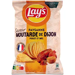 Чипси Lays Paysanne зі смаком курки з медом та діжонською гірчицею 120 г