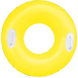 Надувний круг з ручками Intex 59258 Жовтий