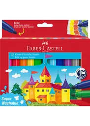 Фломастери 12 кол. FABER CASTELL Jumbo (154311)