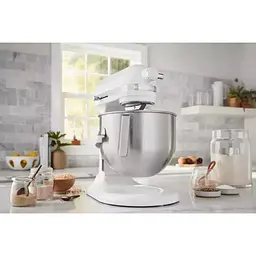 Планетарний міксер KitchenAid Heavy Duty з підйомною чашею 6.6 л білий (5KSM70JPXEWH) - мініатюра 12