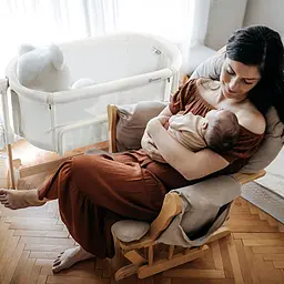 Дитяче ліжечко-люлька BabyGO 2 в 1 Amila, бежеве (4151) - мініатюра 4