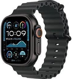Смарт-годинник Apple Watch Ultra 2 2024 GPS + Cellular 49mm Black Titanium Case with Black Ocean Band (MX4P3UL/A)