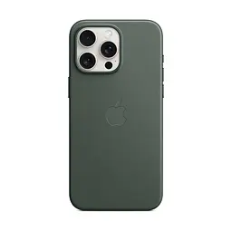 Чехол для Apple iPhone 15 Pro Max, FineWoven Case with MagSafe, зеленый, защитная накладка из материала FineWoven, противоударный, для iPhone, защита всего корпуса, поддержка беспроводной зарядки и MagSafe, (ARM71988)