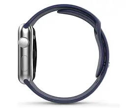 Спортивний ремінець Primo для Apple Watch 42 мм, 44 мм, 45 мм розмір L Dark-blue - мініатюра 2