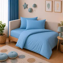 Дитяча постільна білизна JUNIOR Poplin Line Green wave (2200012795941)
