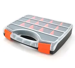 Пластиковий переносний ящик для інструментів Voltronic Box 312x265x55мм - мініатюра 2
