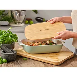 Форма для випічки KitchenAid з кришкою 26х15.5х6.5 см 0.9 л фісташкова (CC007424-001) - мініатюра 7