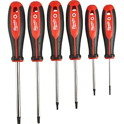 Набір викруток Milwaukee магнітних з тригранною рукояткою TORX 6шт) (4932471809)