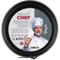 Форма для випікання Bravo Chef Brezel роз'ємна кругла 28x7cм (BC-10204) - мініатюра 4