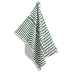 Кухонний рушник KELA Cora 70x50 см зелений в смужку (12824)