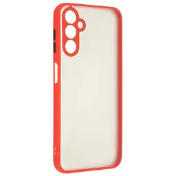 Чехол-накладка для Samsung Galaxy A14 5G (A146)/A14 4G (A145), Frosted Matte, красный, противоударный чехол с защитой всего корпуса, термополиуретан TPU + поликарбонат PC, ArmorStandart (ARM66712)