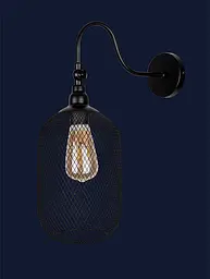 Бра в стилі лофт Levistella 907W018F3-1 BK - мініатюра 2