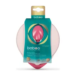 Тарілочка дитяча Baboo глибока з кришкою та ложечкою рожева (90592) - мініатюра 4