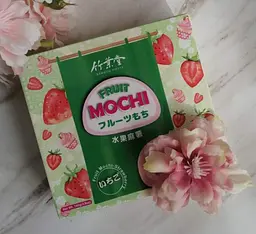 Японські моті Bamboo House Fruit Mochi Strawberry Полуниця 140г - мініатюра 6