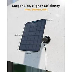 Сонячна панель Reolink (Solar Panel 2 Black) - мініатюра 5