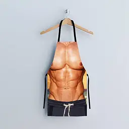 Фартух 3D Мускули та Кулінарія 3796 16536 80х60х24 см