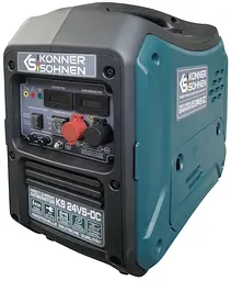 Генератор постійного струму бензиновий Konner&Sohnen KS 24VS-DC 1.6кВт 24-27В 60А електростартер 21кг