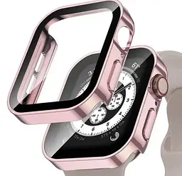 Захисний чохол зі склом Choice 2 для Apple Watch 45 мм Рожевий - мініатюра 2