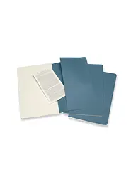 Записник Moleskine Cahier середній, Нелінований Жвавий Блакитний (CH018B44) - мініатюра 4