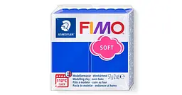 Полімерна глина Fimo Soft, 57 г., Синя блискуча, (8020-33)