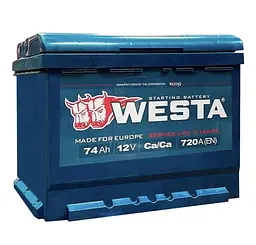 Автомобільний акумулятор WESTA 74 Ah / 720 A Premium R (0) (+/-) (276x175x190) WPR740
