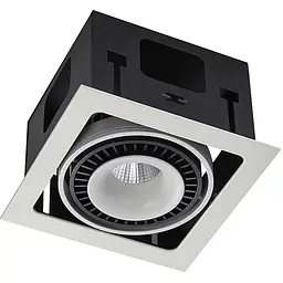 Точковий світильник Skarlat RGL7116-1 1×18W WH+BK 4000K