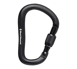 Карабін Black Diamond RockLock Screwgate Чорний
