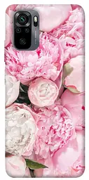Чохол Demsky Pink peonies для Xiaomi Redmi Note 10 / Note 10s