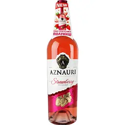 Вино AZNAURI Strawberry полуниця рож н/сол 0.75 л