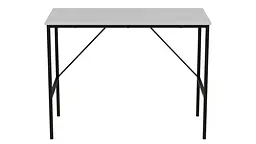 Стіл письмовий Line Тайм Ferrum-decor 750x1000x500 Чорний метал ДСП Біле 16 мм (FRD-104864) - мініатюра 3