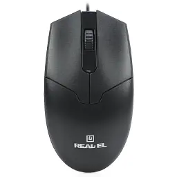 Мишка REAL-EL RM-208 USB Black (EL123200030) - мініатюра 6