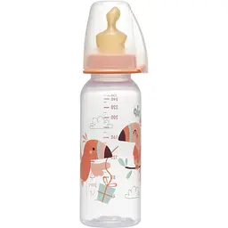 Пляшечка для годування Nip PP, 250 мл, помаранчева (35006)