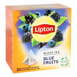 Чай чорний Lipton Blue Fruit Tea, 36 г (20 шт. х 1.8 г) (265637) - мініатюра 3