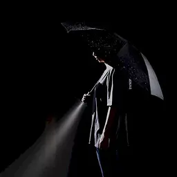 Парасолька 90FUN Oversize Automatic Umbrella with Flashlight Black 90COTNT2008U-BKOO-OS [50170] - мініатюра 4